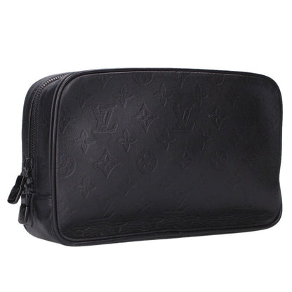 Louis Vuitton Trousse Toilet Monogram Shadow Leather Pouch GM