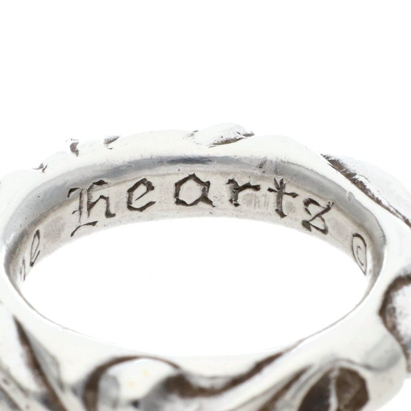 Chrome Hearts Scrl Band Scroll Silver Ring