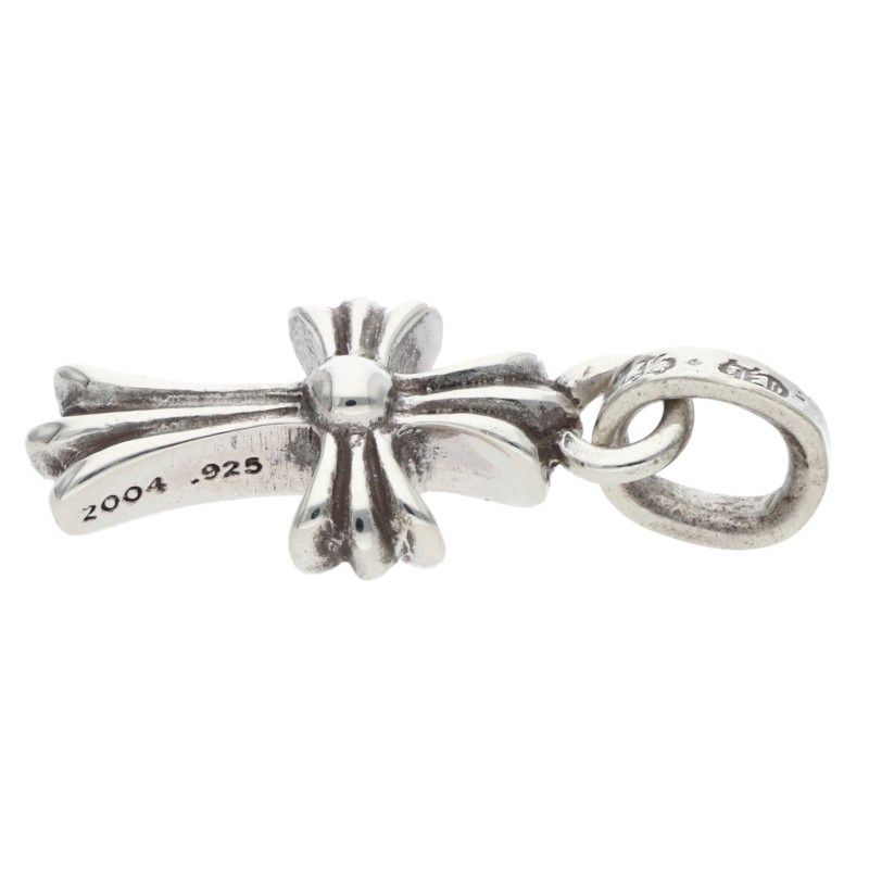 Chrome Hearts Crs Bbyfat Baby Fat Charm Silver Necklace Top