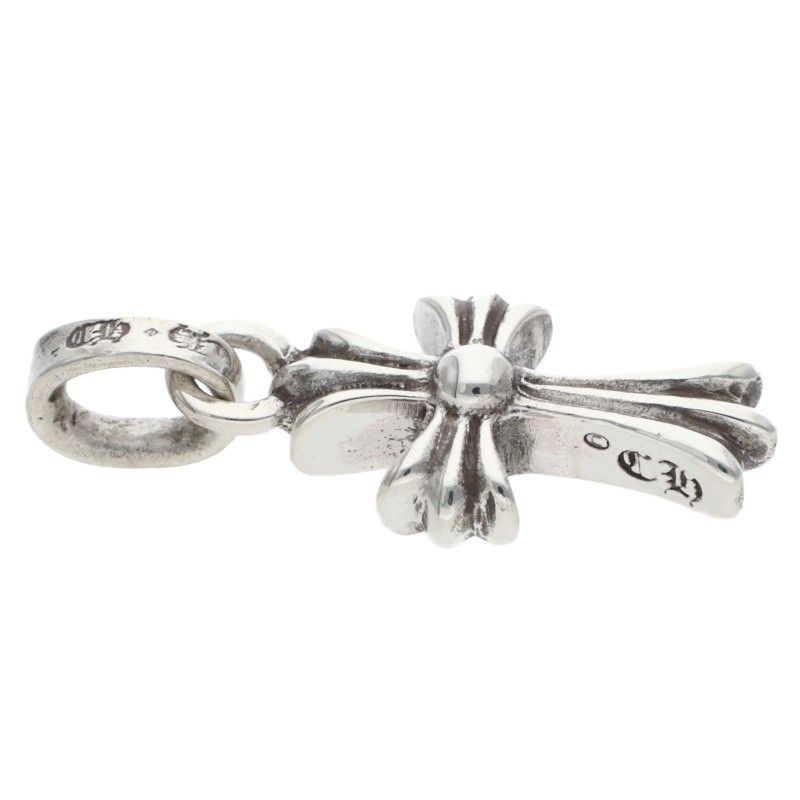 Chrome Hearts Crs Bbyfat Baby Fat Charm Silver Necklace Top