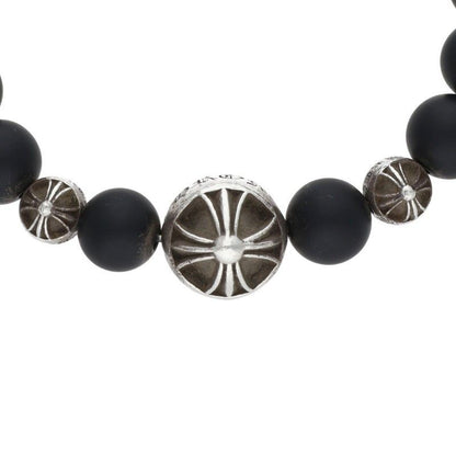 Chrome Hearts Bead Bracelet Onyx