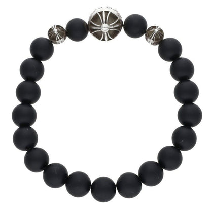 Chrome Hearts Bead Bracelet Onyx