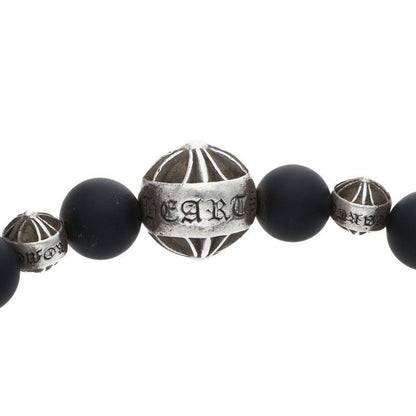 Chrome Hearts Bead Bracelet Onyx