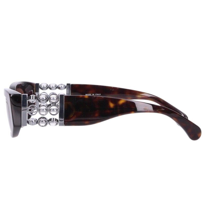 Chanel Side Faux Pearl Oval Eyewear