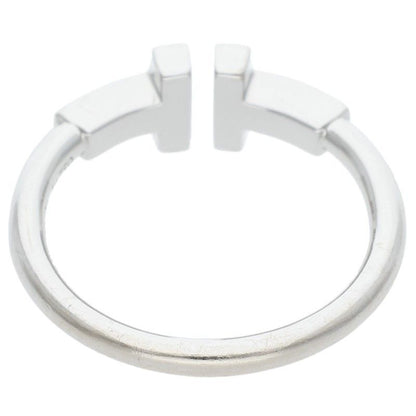 Tiffany & Co T Wire 18k White Gold Ring No 11