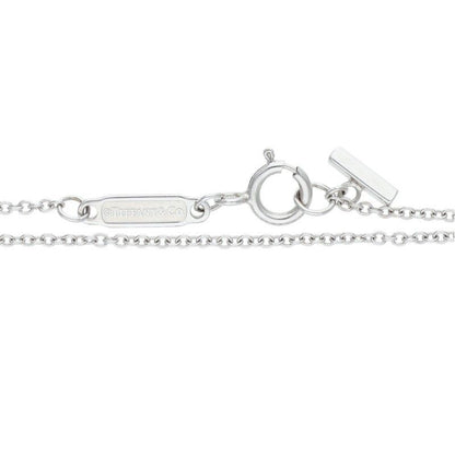 Tiffany & Co T Smile Small 18k White Goldnecklace Necklace