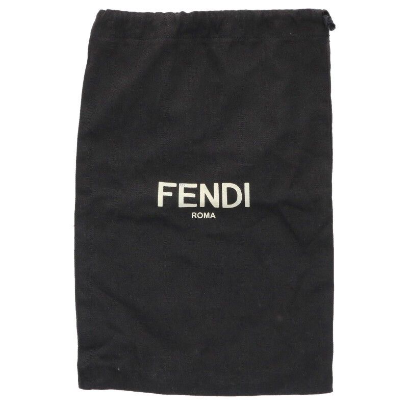 Fendi Strap You Pecan Graffiti Striped Leather Shoulder Bag