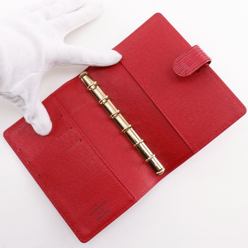 Louis Vuitton Agenda PM Epi Leather Castilian Red Notebook Cover