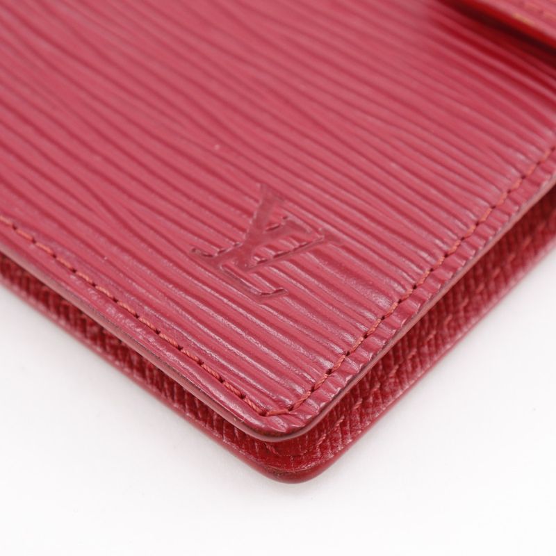 Louis Vuitton Agenda PM Epi Leather Castilian Red Notebook Cover