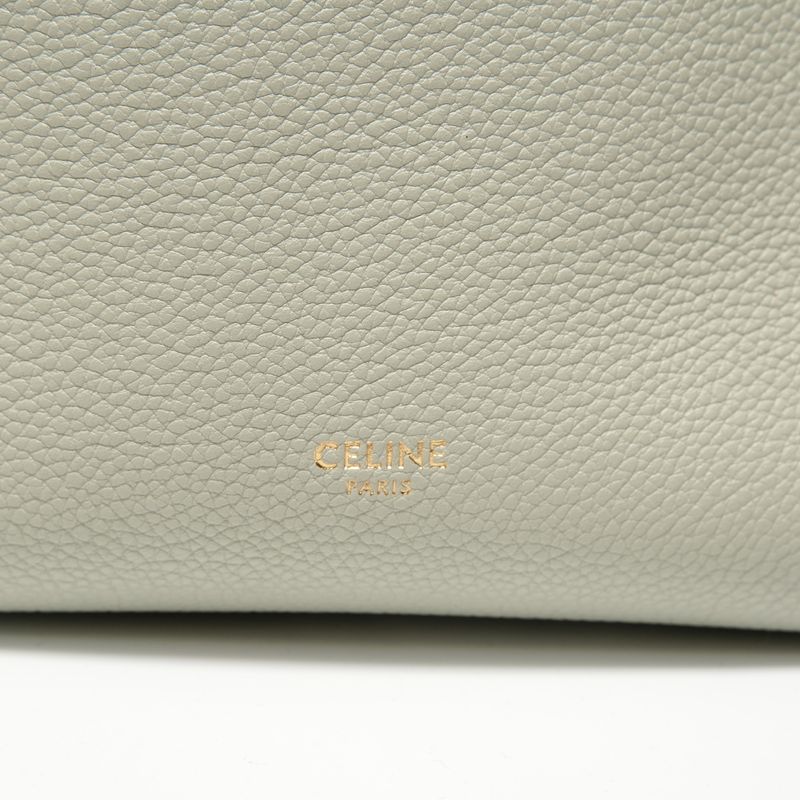 Celine Shoulder Bag Sangles Bucket Leather