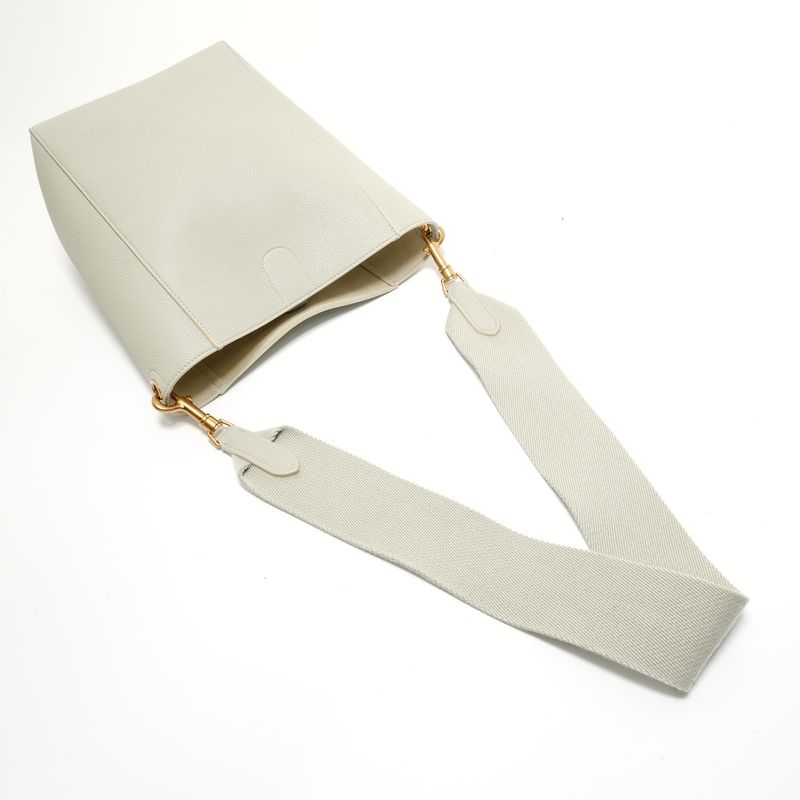 Celine Shoulder Bag Sangles Bucket Leather