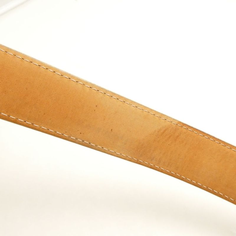 Louis Vuitton Damier Azur Ceinture 80 32 Belt Leather Gold