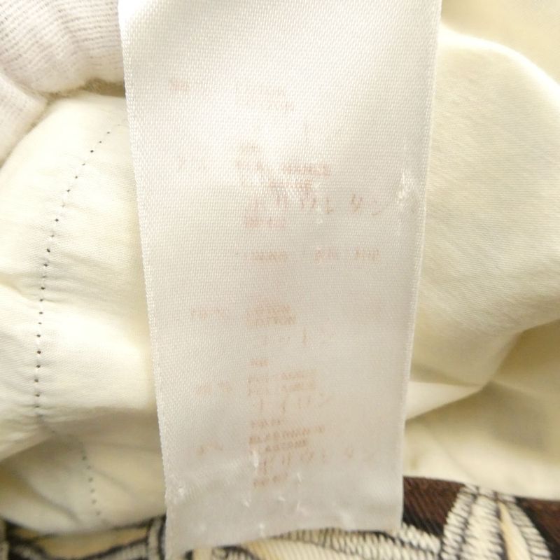 Louis Vuitton Pants 38 S Cotton and All Over Pattern Straight 3/4 Length