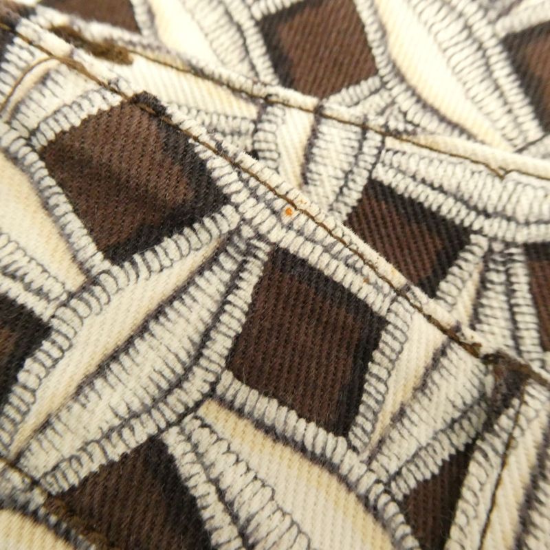 Louis Vuitton Pants 38 S Cotton and All Over Pattern Straight 3/4 Length