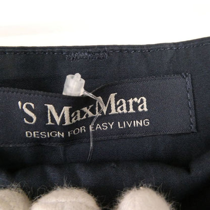 Max Mara Smaxmara Pants 38 S Cotton Wide High Waist