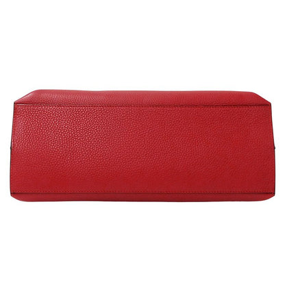 Gucci 2-Way Shoulder Bag Bamboo Leather Red