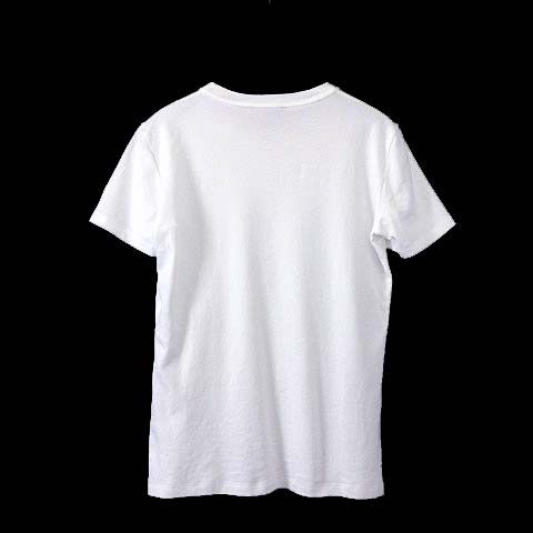 Louis Vuitton T-Shirt Short Sleeve Logo Print L White Gold Twd