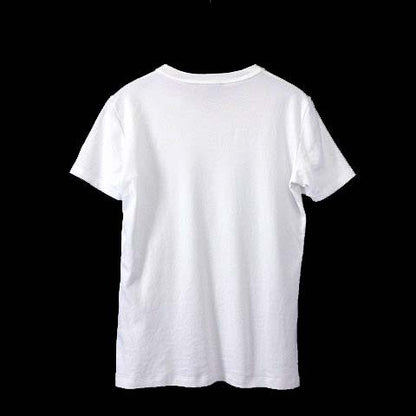 Louis Vuitton T-Shirt Short Sleeve Logo Print L White Gold Twd