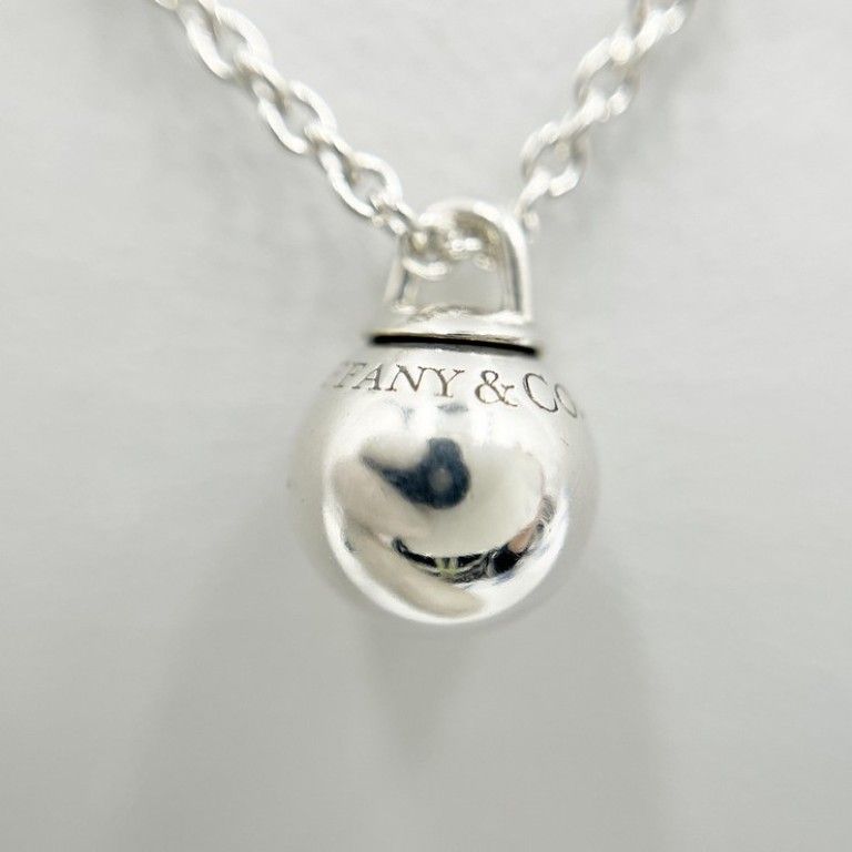 Tiffany & Co Necklace Ball Silver