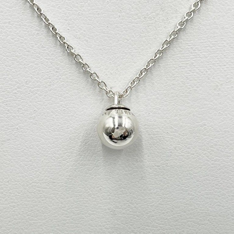 Tiffany & Co Necklace Ball Silver