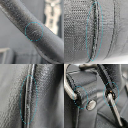 Louis Vuitton Keepall Bandouliere 45 Boston Bag Damier Infini Black