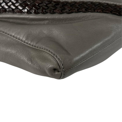 Loewe Shoulder Bag Leather Gray Braid — view 7