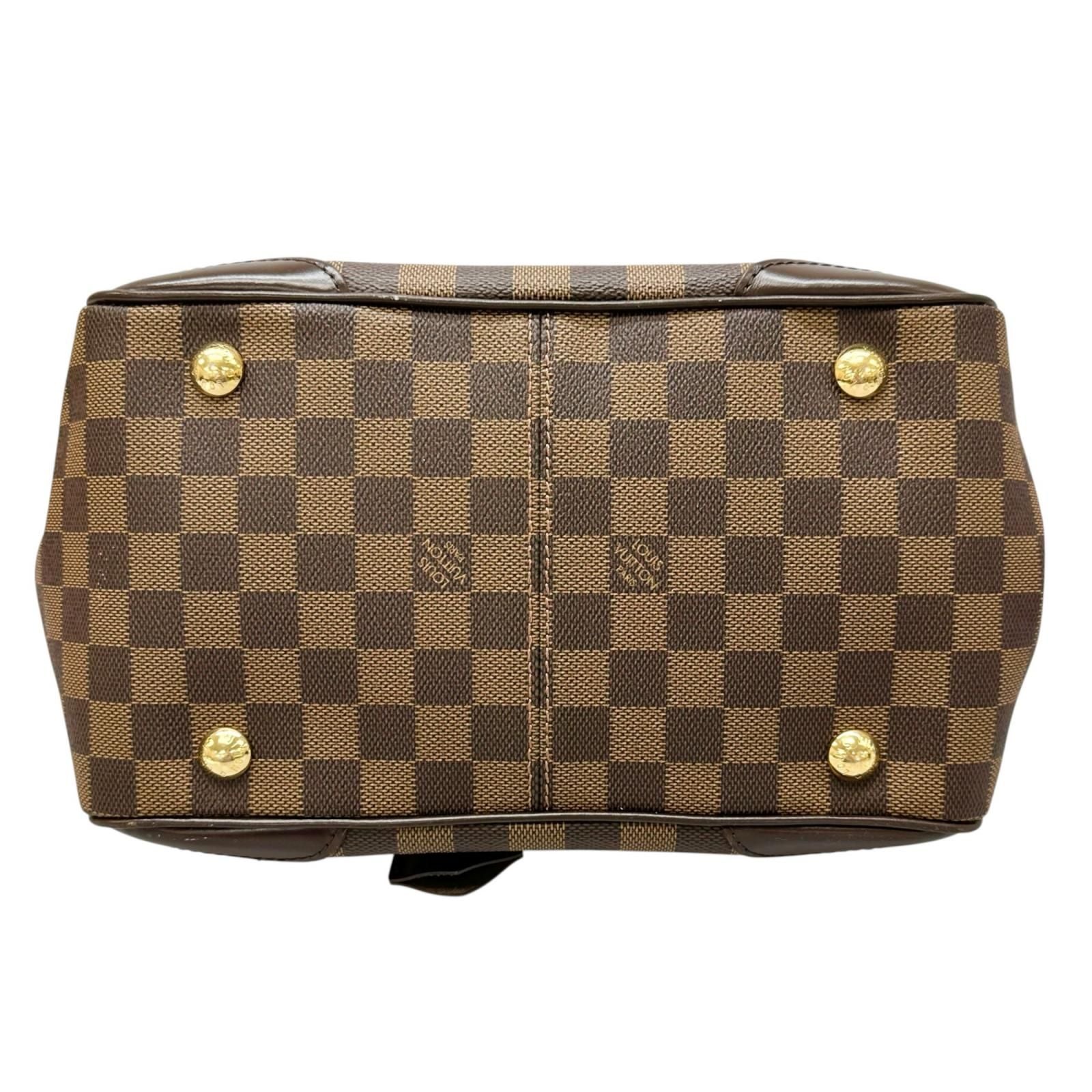 Louis Vuitton Verona PM Handbag Damier Canvas Brown — view 4