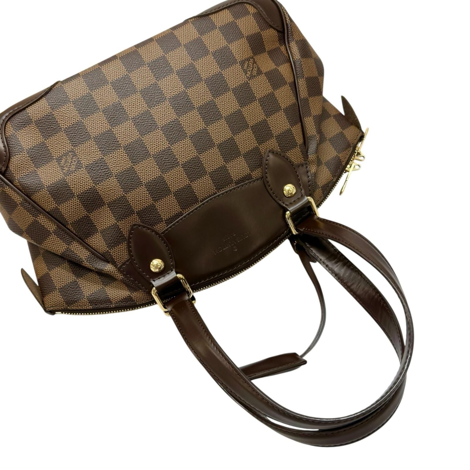 Louis Vuitton Verona PM Handbag Damier Canvas Brown — view 5