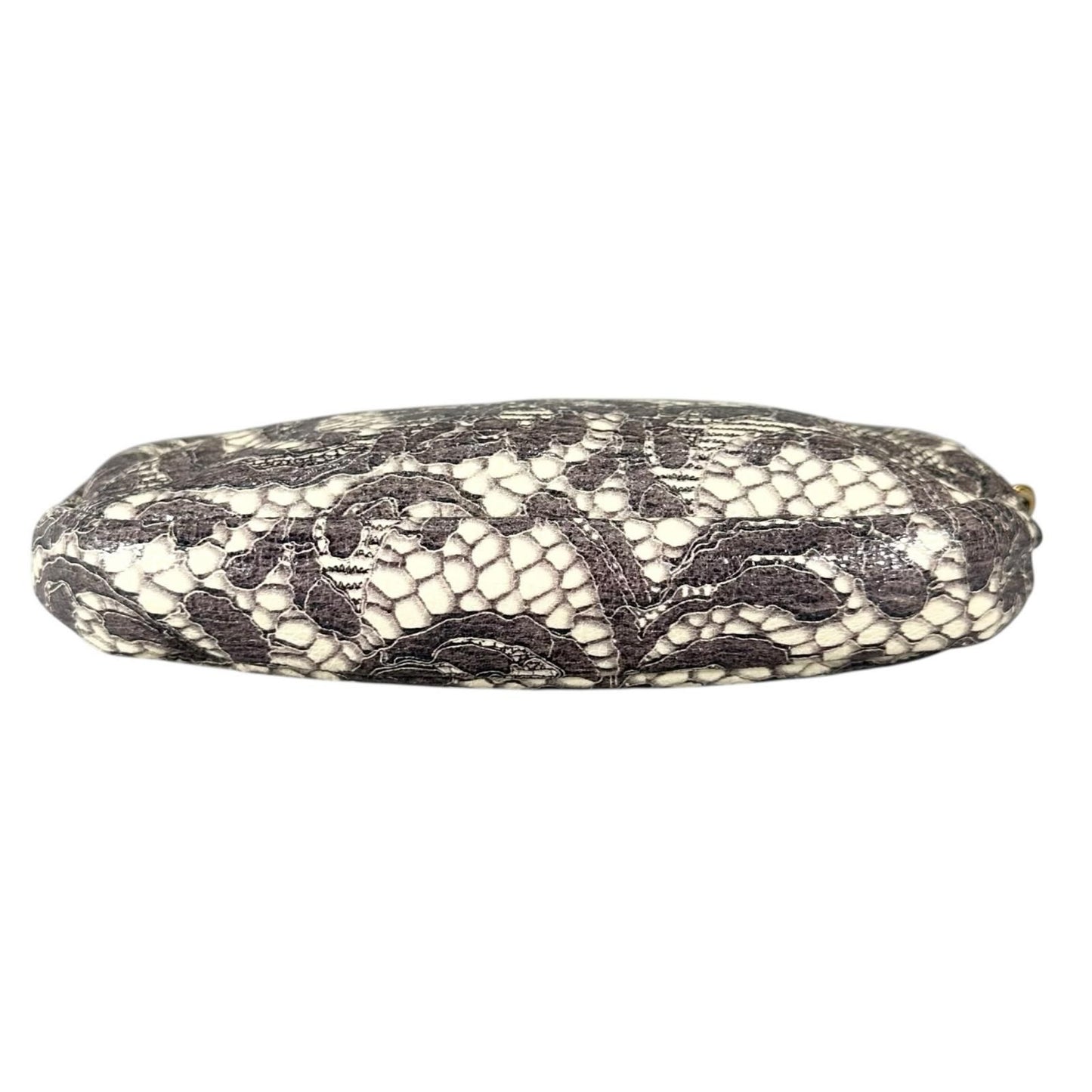 Prada Pouch Nylon Gray Botanical Pattern — view 4
