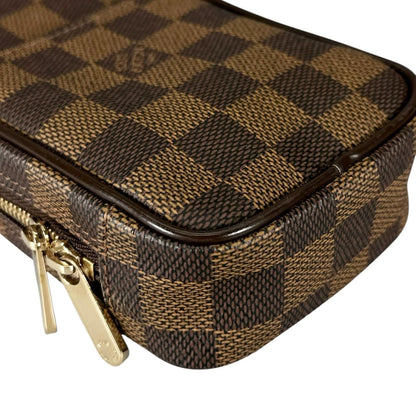 Louis Vuitton Edui Okapi GM Handbag Damier Canvas Brown — view 7
