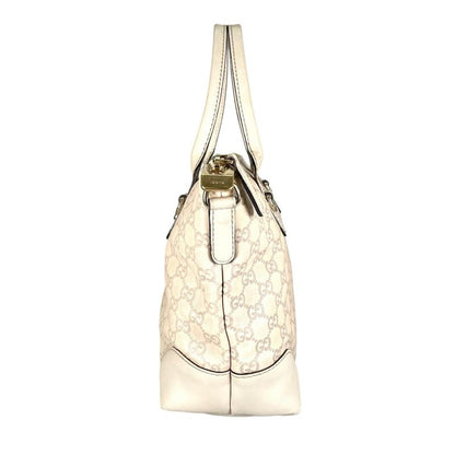 Guccissima 2-Way Tote Horsebit Shoulder Bag Beige