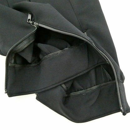 Louis Vuitton Monogram Detail Cargo Pants 38 Black Nylon