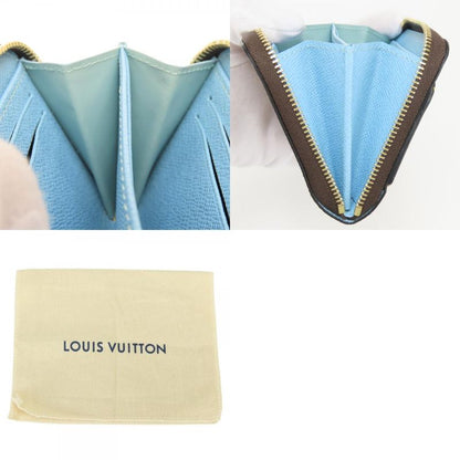 Louis Vuitton Coin Case Zippy Purse Duck Monogram Reverse Brown Sun Yitian