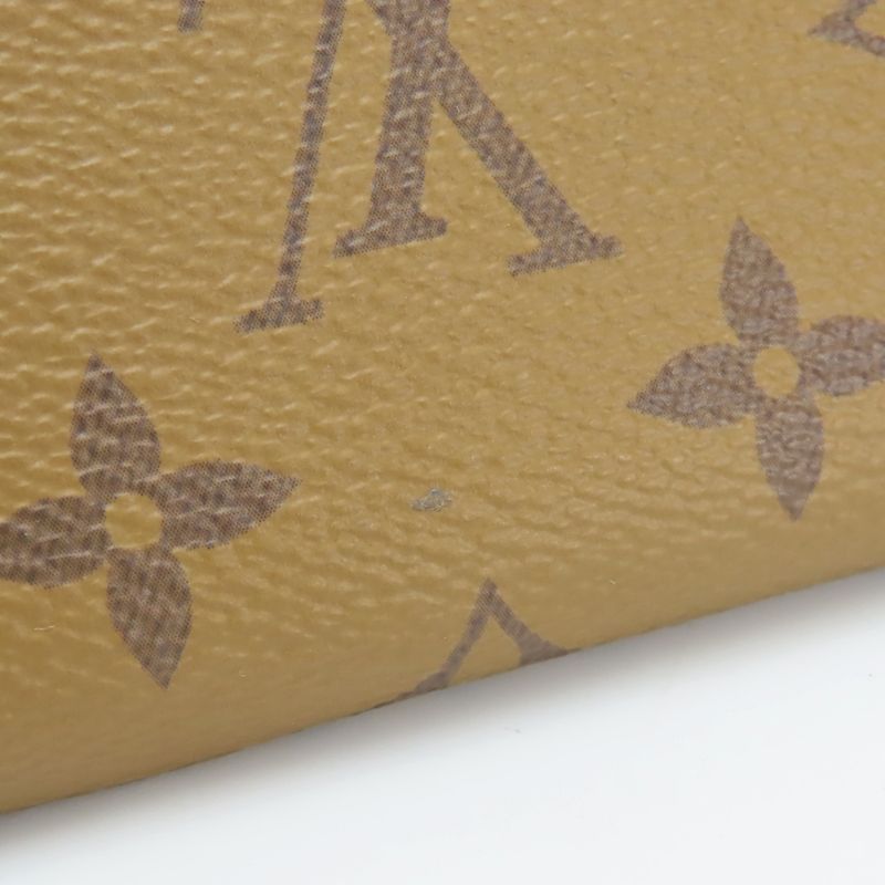 Louis Vuitton Coin Case Zippy Purse Duck Monogram Reverse Brown Sun Yitian