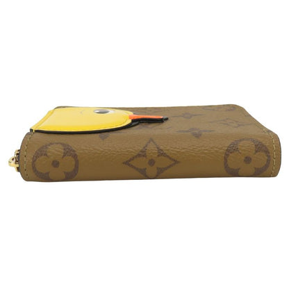 Louis Vuitton Coin Case Zippy Purse Duck Monogram Reverse Brown Sun Yitian