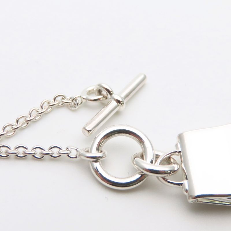 Hermes Necklace Amulet Kelly Silver Fashionable