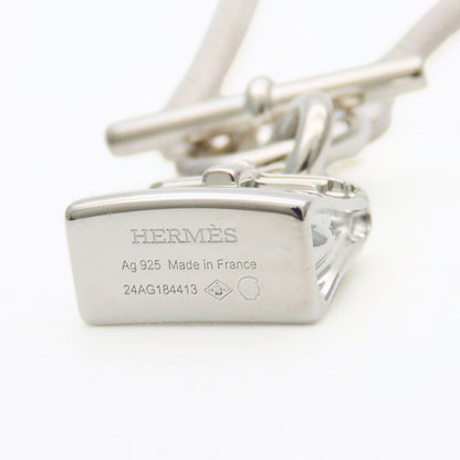 Hermes Necklace Amulet Kelly Silver Fashionable