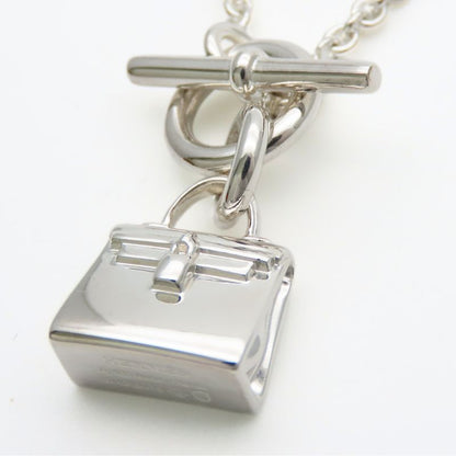 Hermes Necklace Amulet Kelly Silver Fashionable