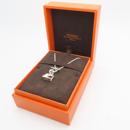 Hermes Necklace Amulet Kelly Silver Fashionable