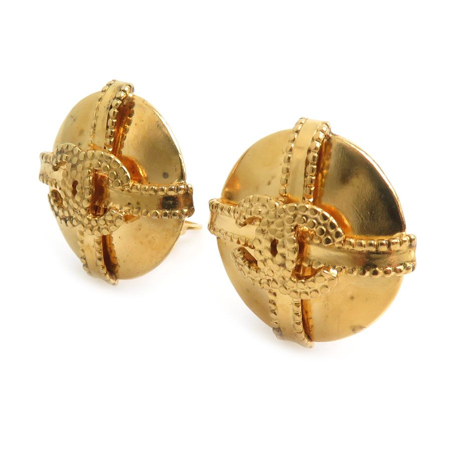 Chanel Earrings CC Logo