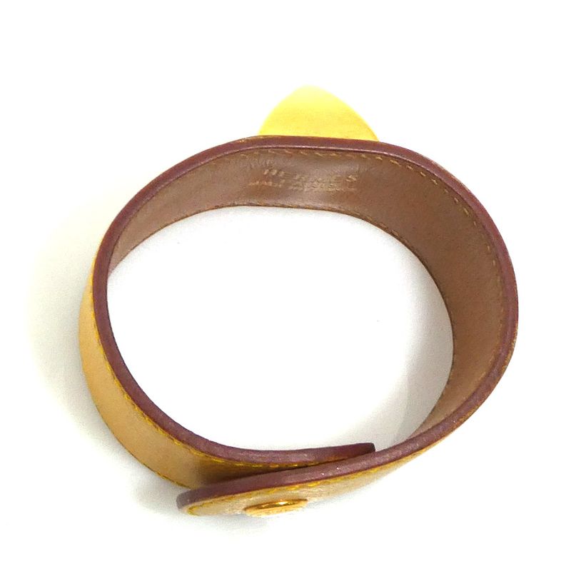 Hermes Bracelet Medallion Yellow