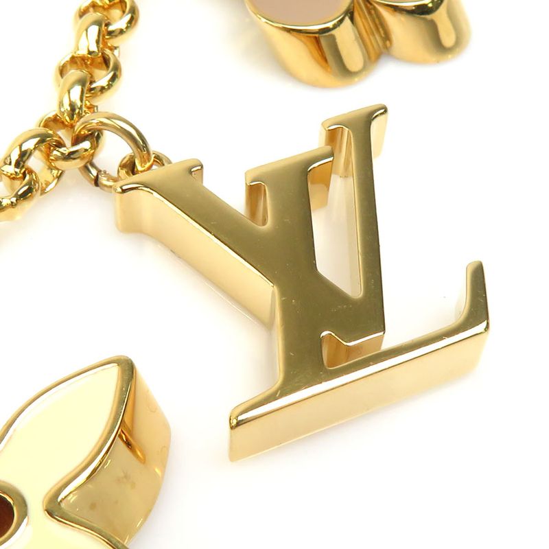 Louis Vuitton Charm Bag Chain Fleur de Monogram