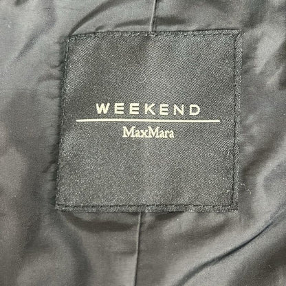 Max Maraweekend Down Coat 42 M Black Long Sleeve Rabbit Winter