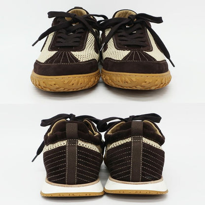 Hermes Sneakers Jet Beige Brown 41.5 26.5 cm Hlogo Shoes