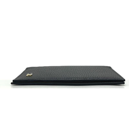 Chanel Passport Case CC Logo Classic Leather Black