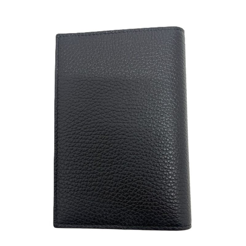 Chanel Passport Case CC Logo Classic Leather Black
