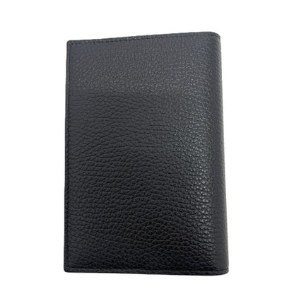 Chanel Passport Case CC Logo Classic Leather Black