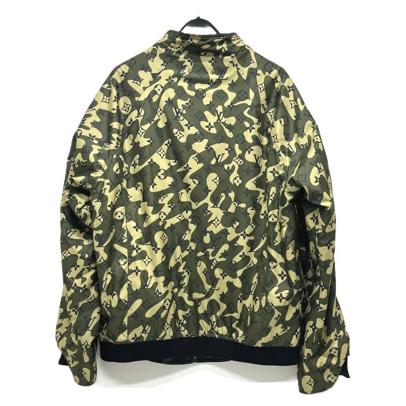 Louis Vuitton Jacket Monogram Camouflage Nylon Khaki