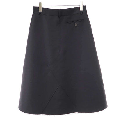 Loewe Wool Silk Skirt Black 38