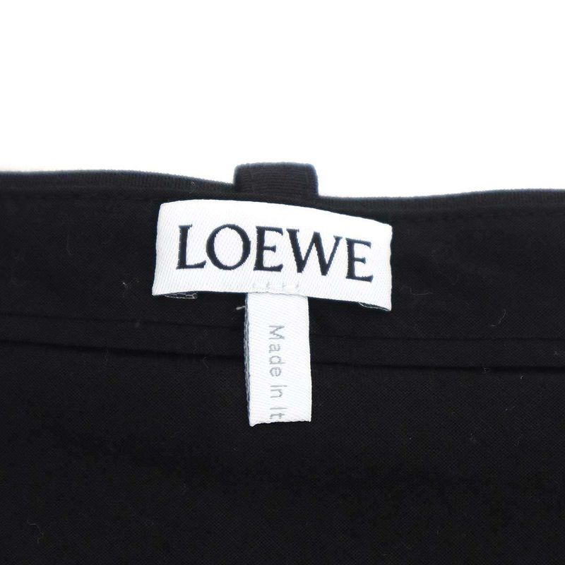 Loewe Wool Silk Skirt Black 38